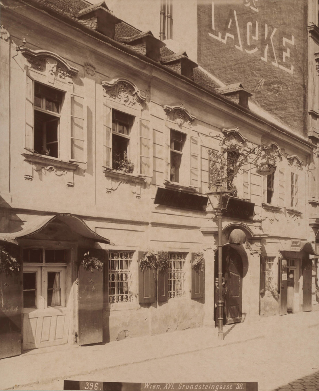 August Stauda: Grundsteingasse 38, um 1900, Wien Museum